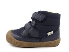 Wheat navy vinterstøvle Daxi med TEX